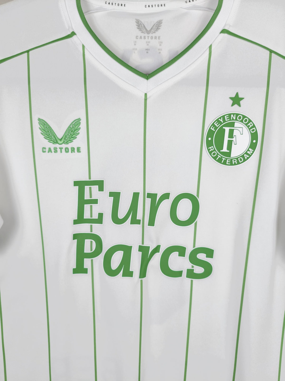 2023-24 Feyenoord Third Shirt Q. Timber #8 - detailed view