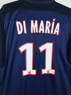 2015-16 Paris Saint-Germain Home Shirt Di María #11 - detailed view