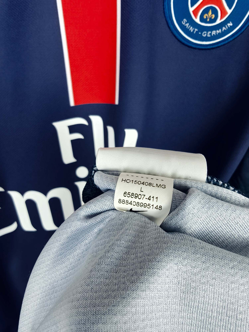 2015-16 Paris Saint-Germain Home Shirt Di María #11 - detailed view