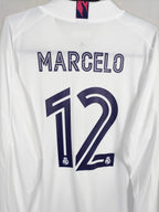 2020-21 Real Madrid Home Shirt Marcelo #12 (Pro) (LS) - detailed view