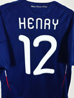 2009-10 France Home Shirt Henry #12 - detailed view